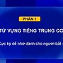 100 Từ Vựng Tiếng Trung Cơ Bản