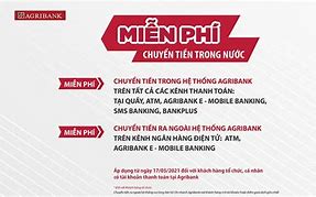 Phí Dịch Vụ Agribank Hàng Tháng